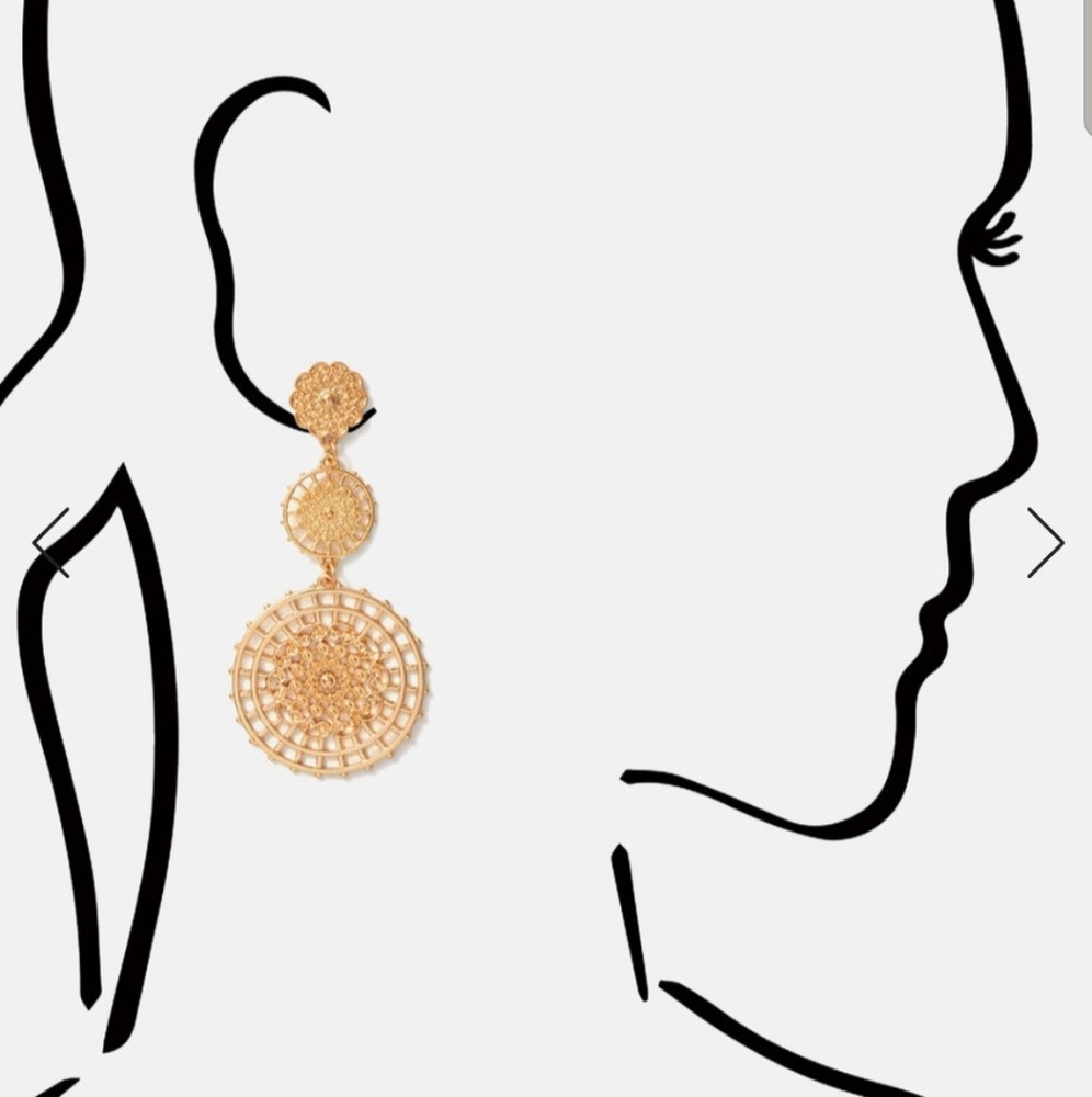 NWT- Mauri Filigree Earrings - Picture 2 of 2